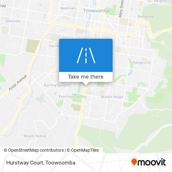 Hurstway Court map