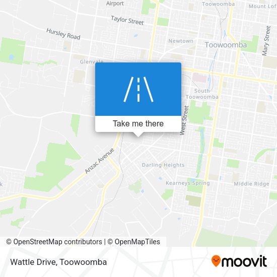 Wattle Drive map