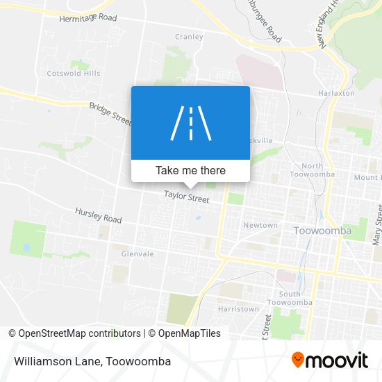 Williamson Lane map