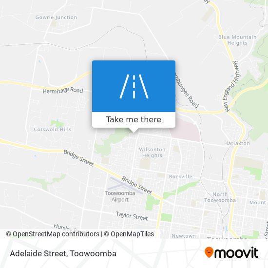 Adelaide Street map