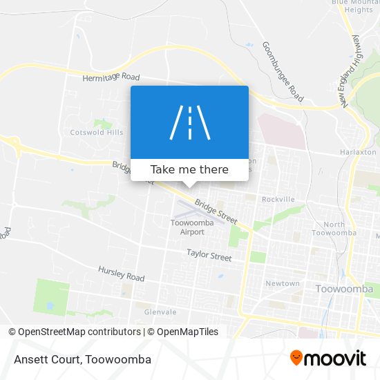 Ansett Court map