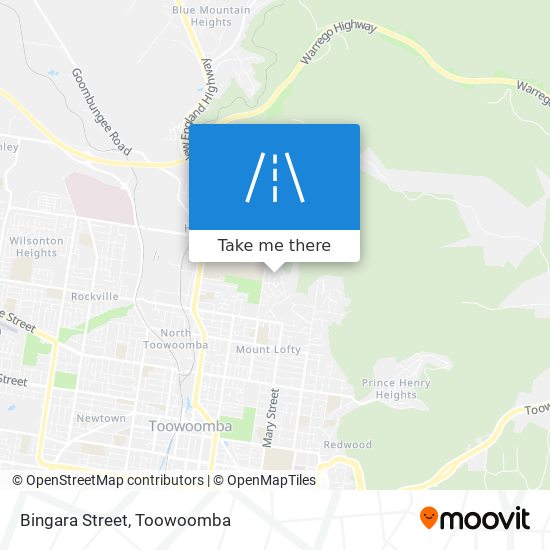 Bingara Street map