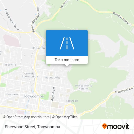Sherwood Street map