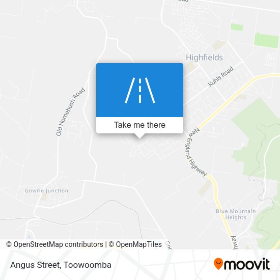 Angus Street map