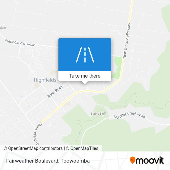 Fairweather Boulevard map