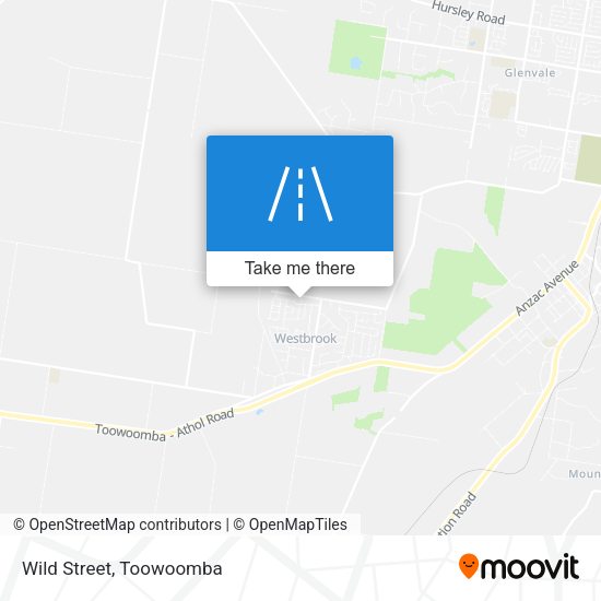 Wild Street map