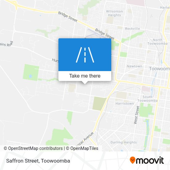Saffron Street map