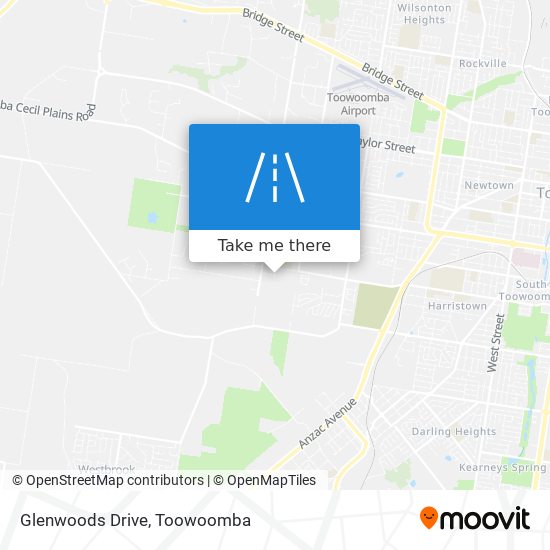 Mapa Glenwoods Drive