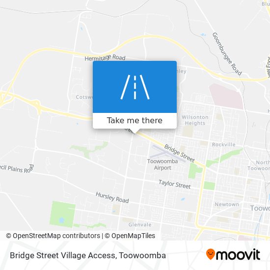 Bridge Street Village Access map