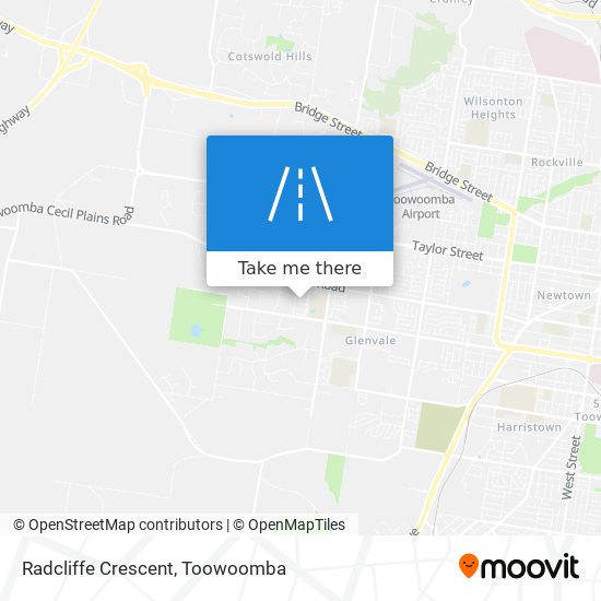 Radcliffe Crescent map