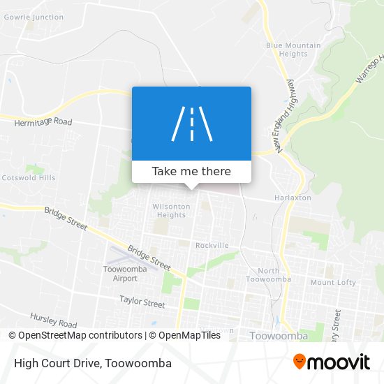 High Court Drive map