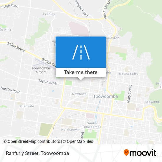 Ranfurly Street map