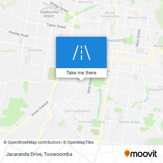 Jacaranda Drive map