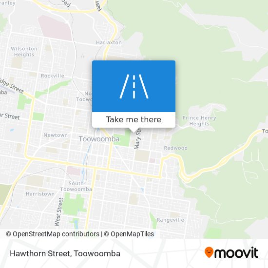 Hawthorn Street map