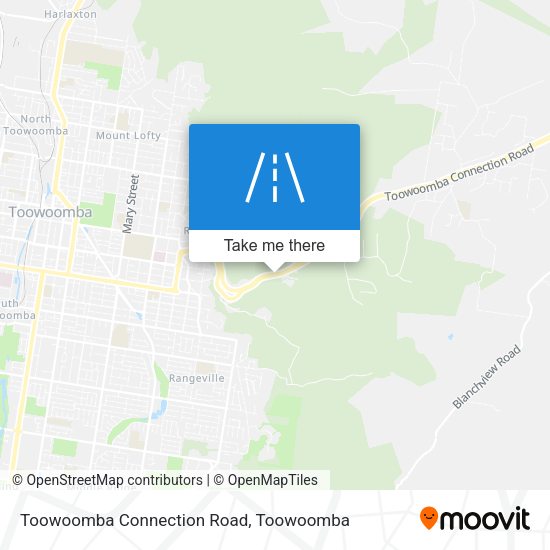 Toowoomba Connection Road map