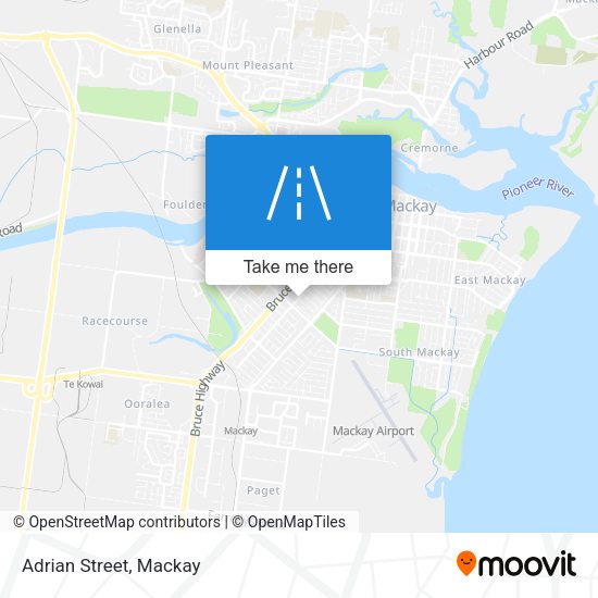 Adrian Street map