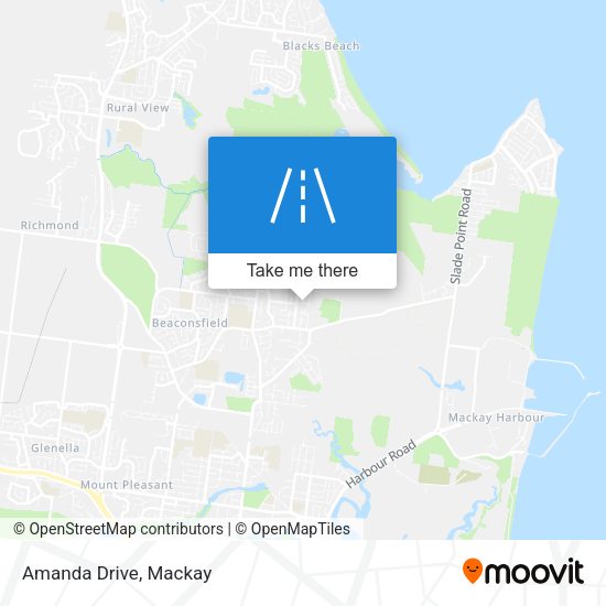 Amanda Drive map