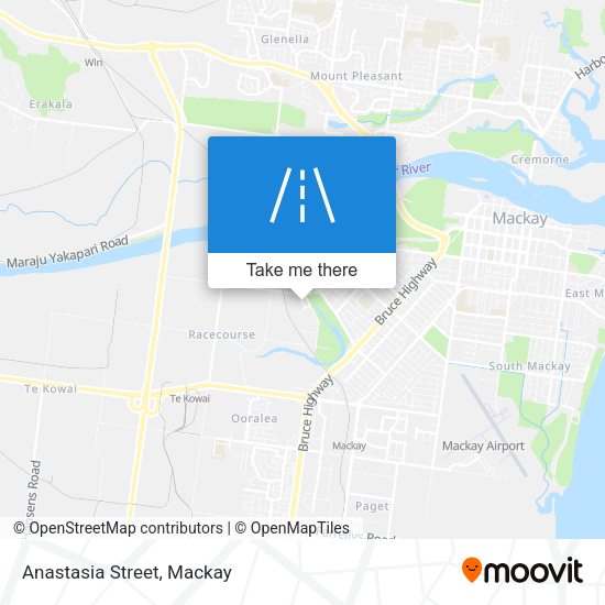 Anastasia Street map