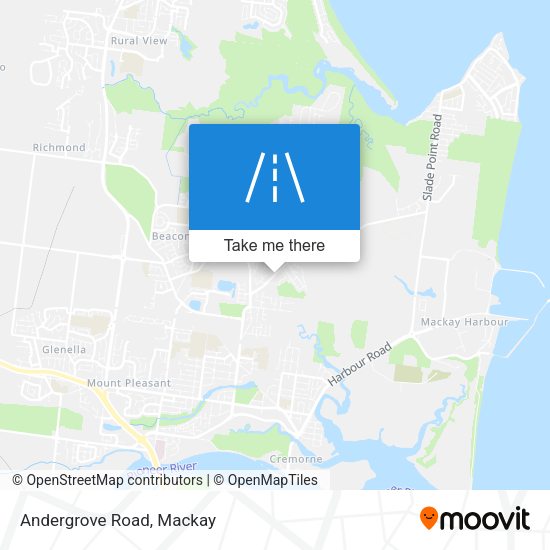 Andergrove Road map