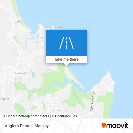 Anglers Parade map