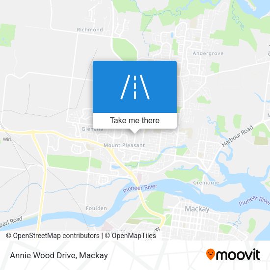 Annie Wood Drive map