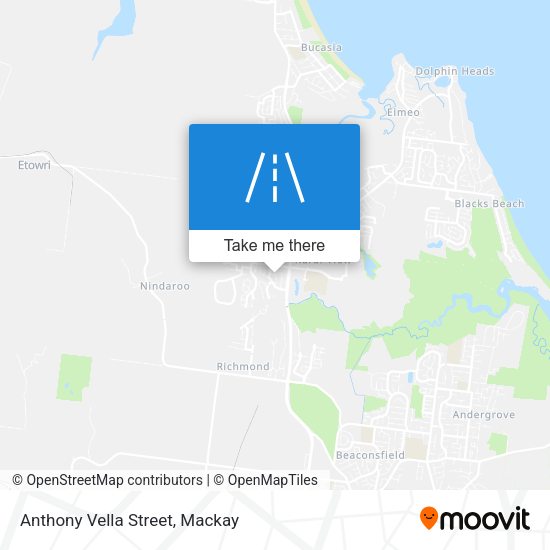 Anthony Vella Street map