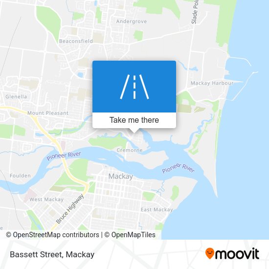 Bassett Street map