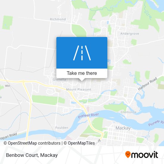 Benbow Court map