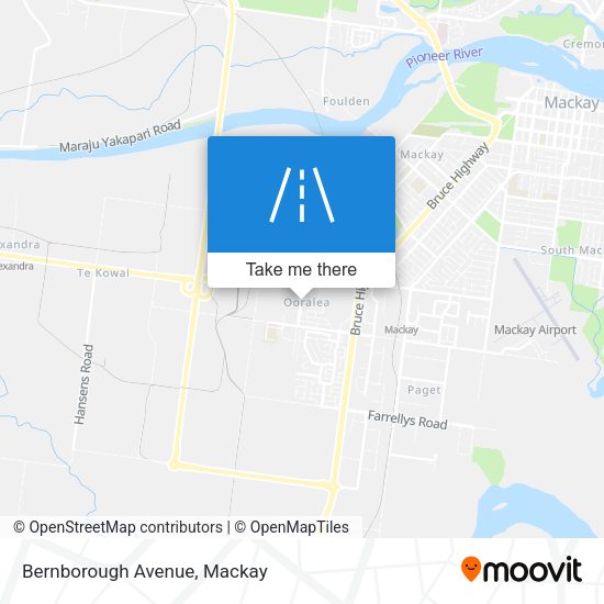 Bernborough Avenue map