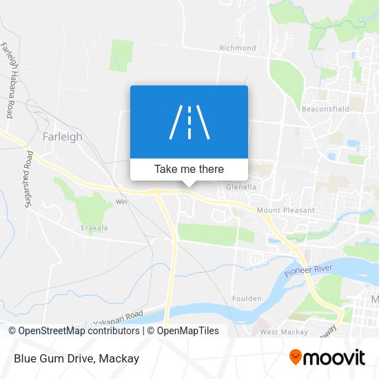 Blue Gum Drive map