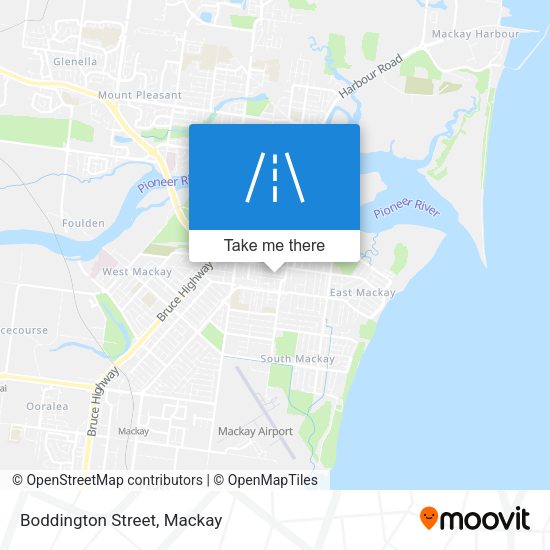 Boddington Street map