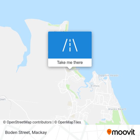 Boden Street map