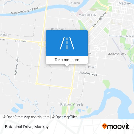 Botanical Drive map