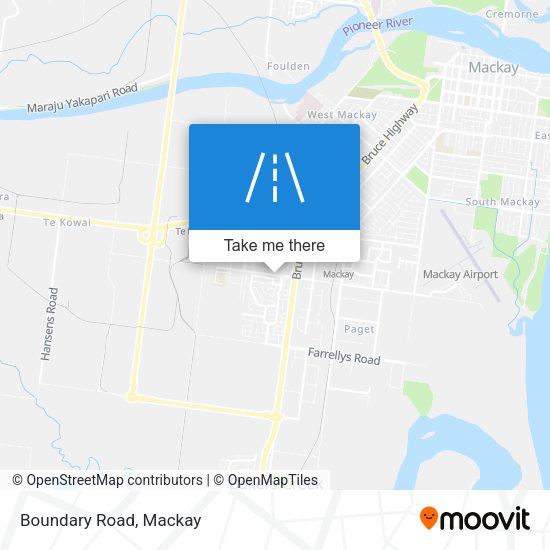 Boundary Road map