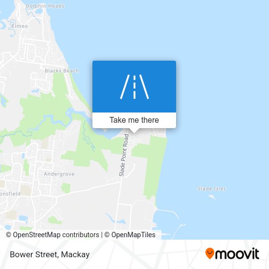 Bower Street map