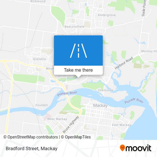 Bradford Street map