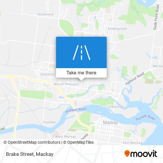 Brake Street map