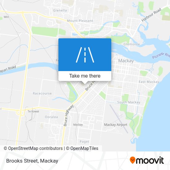 Brooks Street map