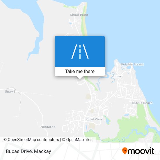 Bucas Drive map
