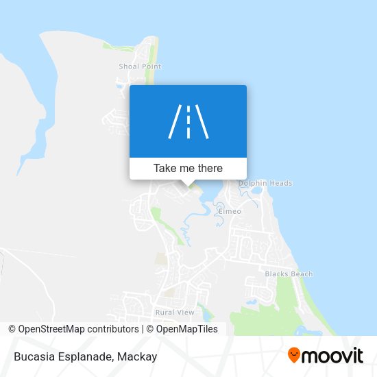 Bucasia Esplanade map