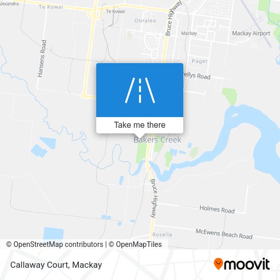 Callaway Court map