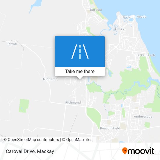 Caroval Drive map