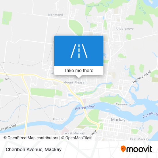 Cheribon Avenue map