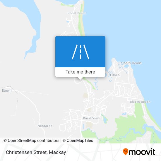Christensen Street map