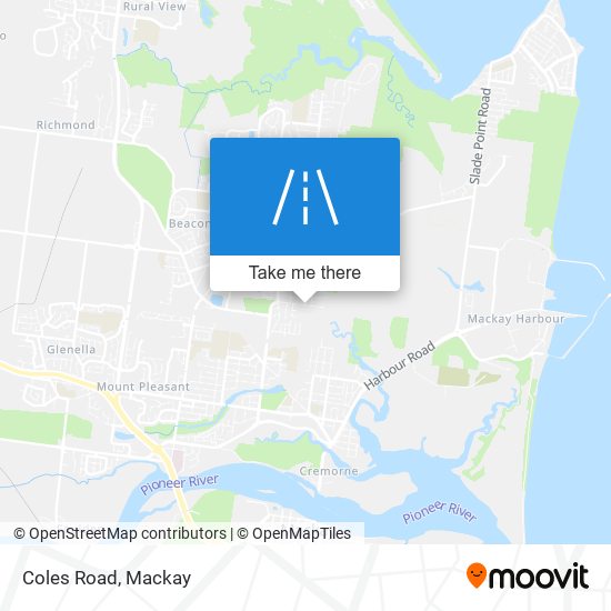 Coles Road map