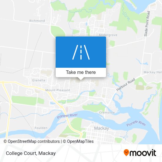 College Court map