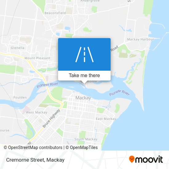 Cremorne Street map