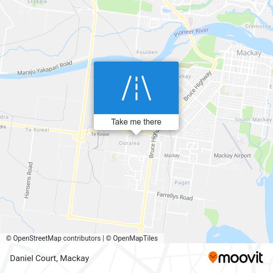 Daniel Court map