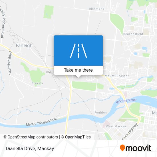 Dianella Drive map