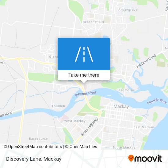 Discovery Lane map